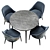 Modern Playground Dining Set 3D model small image 6