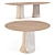 Togrul Marble Dining Table Set 3D model small image 2