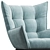 Lofty Cozy Armchair 3D model small image 6