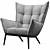 Lofty Cozy Armchair 3D model small image 7