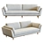 Mid-Century Hague Sofa 3D Model 3D model small image 1