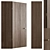 Sleek Modern Frameless Door Set 3D model small image 1