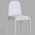 Rattan T Dining Chair, Modern 3D model small image 2