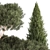 Alpine Topiary Tree Set 3D model small image 3