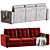 Kaya Power Motion Leather Sofa 3D model small image 2