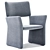 Modern Minimalist Crown Lounge Chair 3D model small image 3