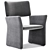 Modern Minimalist Crown Lounge Chair 3D model small image 4