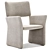 Modern Minimalist Crown Lounge Chair 3D model small image 6