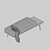 Vienna Cream Devon Bench 3D model small image 4