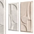 Nordic Geometric Relief Panel 3D model small image 5