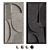 Nordic Geometric Relief Panel 3D model small image 6