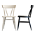 Modern 3D Juni Dining Chair 3D model small image 3