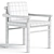 Modern Halle Armchair - 2014 3D model small image 5