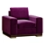 Luxurious Dyad Armchair: Endless Comfort 3D model small image 1