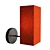 Rectangular 200 OM Wall Sconce 3D model small image 2