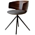 Universal Collection Wooden Backrest Chair 3D model small image 6