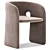 CELESTE Modern Armchair in Oasis 3D model small image 3