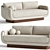 Elegant Nest Sofa Design 3D 3D model small image 1