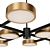 Arteriors Linus Chandelier Lighting 3D model small image 2