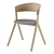 Modern Nordic V-Ray Wood Chair 3D model small image 1