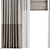 Modern Curtain Set M16 3D model small image 2