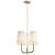 Elegant Golden Kristen Chandelier 3D model small image 3