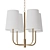 Elegant Golden Kristen Chandelier 3D model small image 6