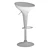 Luxury White Nail Bar Stool 3D model small image 3