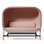 Stylish Casala Capsule Soft Chairs 3D model small image 3