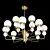 Elegant Sangamarmer Chandelier 90cm Diameter 3D model small image 2
