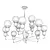 Elegant Sangamarmer Chandelier 90cm Diameter 3D model small image 3