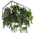 Rectangular Plant Light Pendant-Hanging 3D model small image 1