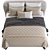 Modern Carnaby Bed 3D Model 3D model small image 3