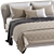 Modern Carnaby Bed 3D Model 3D model small image 4
