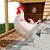 Outdoor Chicken Coop (Low Poly) 3D model small image 3