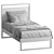  Stylish Gemini Single Bed 3D model small image 7