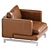 Natuzzi Jeremy Armchair Elegant Design 3D model small image 5