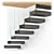 Contemporary Interior Stair Set 11 3D model small image 3