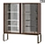 Modern Italian Glass Display Cabinet 3D model small image 1