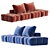 Modern Modular Sofa Chaise - 2016 3D model small image 1