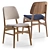 Seattle Chair Deephouse Beige Brown 3D model small image 3