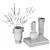 Elegant Vase Set & Decor 3D model small image 3