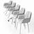 Customizable Cocoon Chair by Calligaris 3D model small image 6