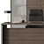 Executive Boss Desk Set 482 3D model small image 3