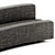 Modifiable La Cividina OSAKA Sectional Sofa 3D model small image 4