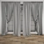 Vintage Curtain 3D Model Kit 3D model small image 3