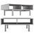 Dantone Home JP Line Coffee Table 3D model small image 2