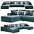 PH Collection Pacha Modular Sofa - Modern Comfort 3D model small image 1