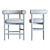 Modern Curved Counter Stool 3D 3D model small image 6