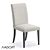 Modern High Back Dining Chair 3D model small image 1